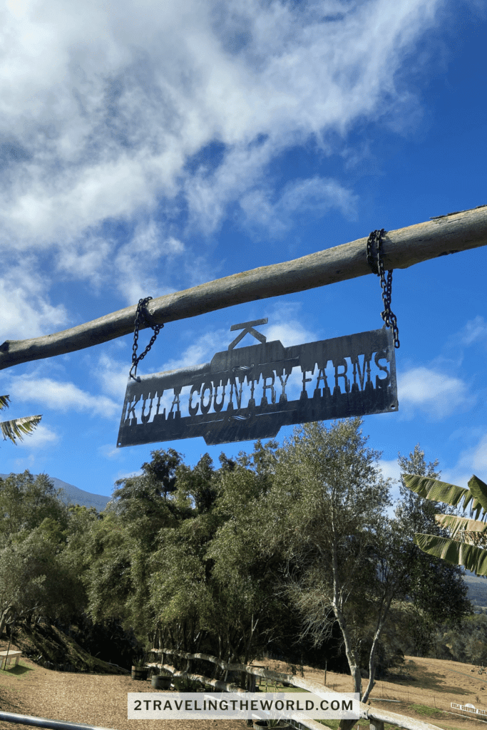 upcountry Maui Kula farms